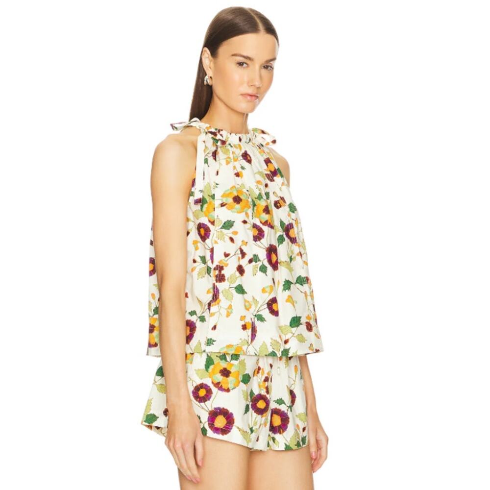Ulla Johnson Set - Zoe Top and Marn Shorts in White Iris size 4 / 6
